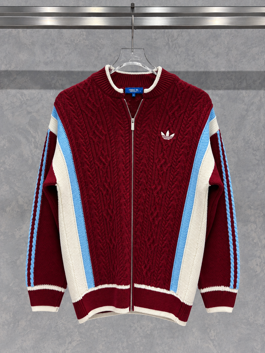 ADS01 Premium Bordo Hırka