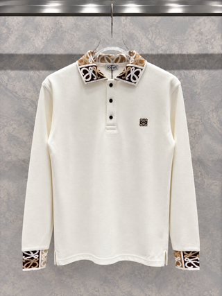 LW01 Polo Yaka Beyaz Kazak