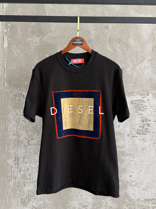 DE02 Vintage siyah tshirt