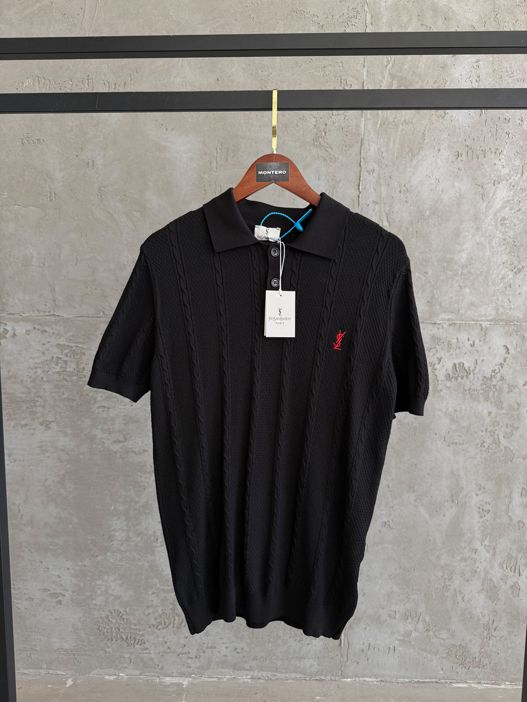 YSL Yaka Triko siyah