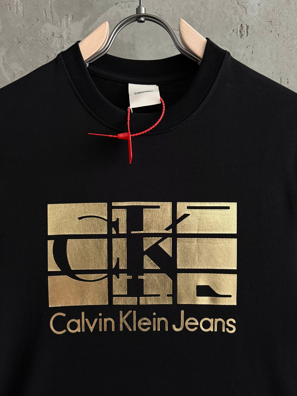 CK01 Gold Plus siyah tshirt