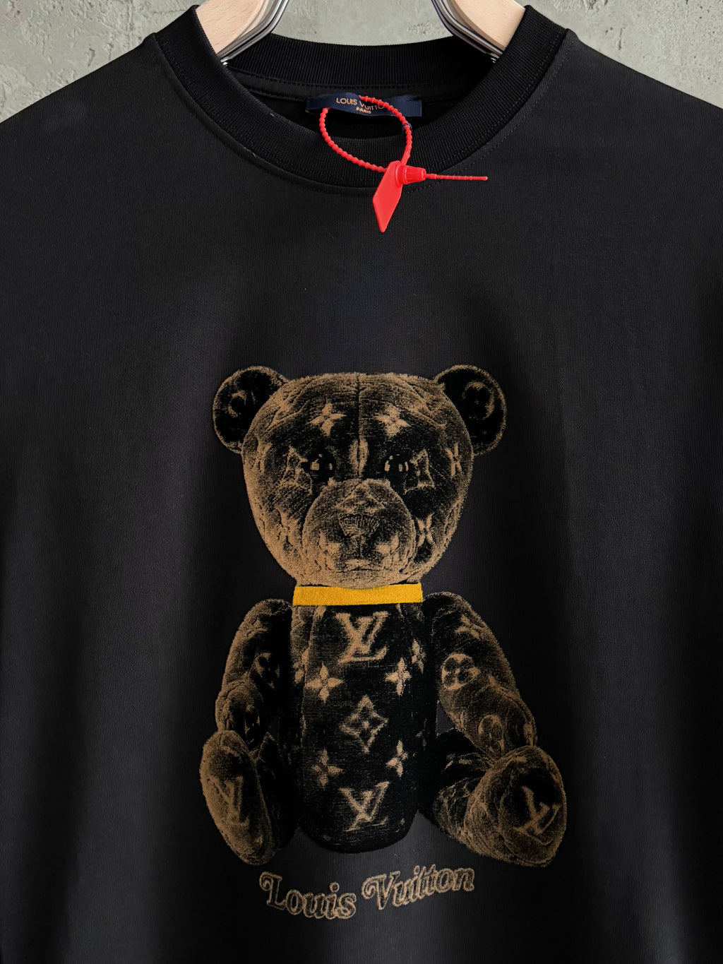 LV01 Bear siyah tshirt