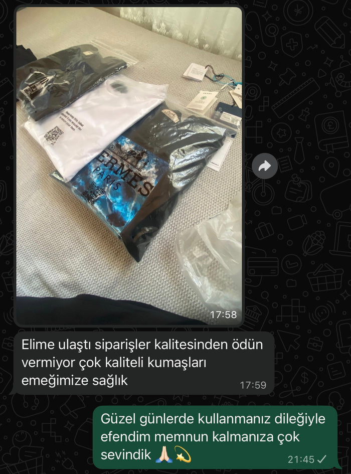 Aziz Y. tarafından gönderilen WhatsApp müşteri mesajı